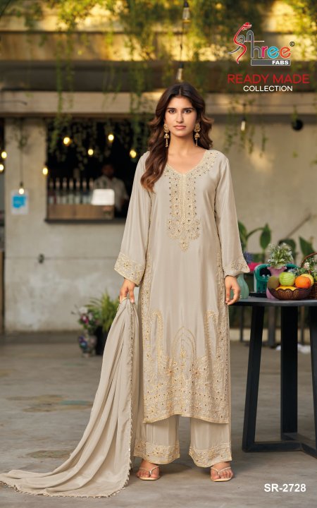 Sr 2788 A To D By Shree Viscose Crepe Silk Readymade Pakistani Suits 